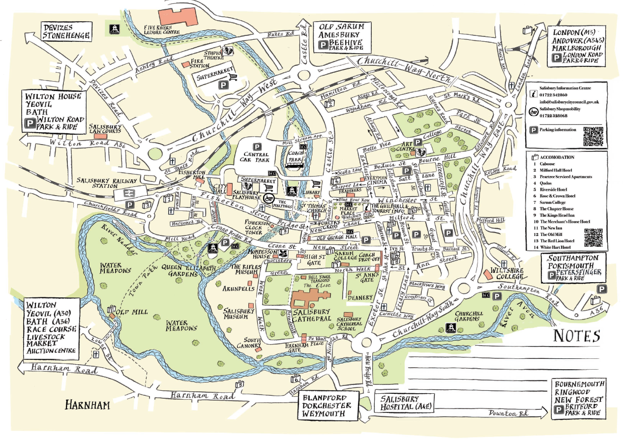Salisbury City Map | Experience Salisbury